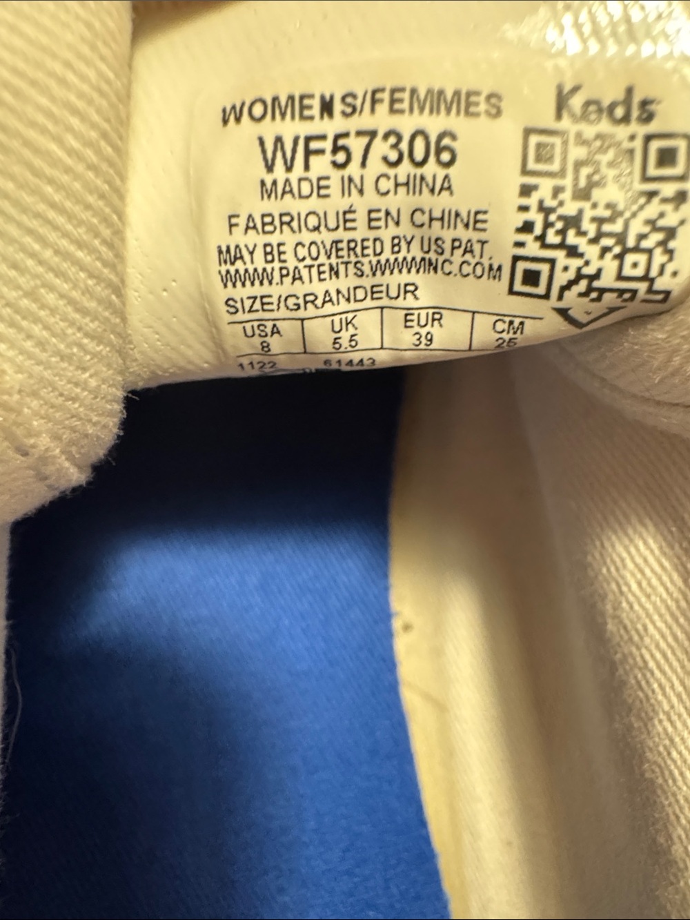 Ked’s Triple Kick White Canvas Sneaker Size 8 - Picture 11 of 15